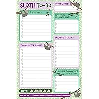 Sloth Daily Planner and Note Pad