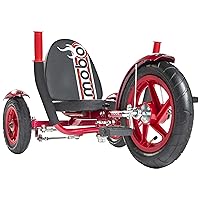 Mobo Mity Sport Safe Tricycle. Toddler Big Wheel Ride On Trike. Pedal Car, Red Large