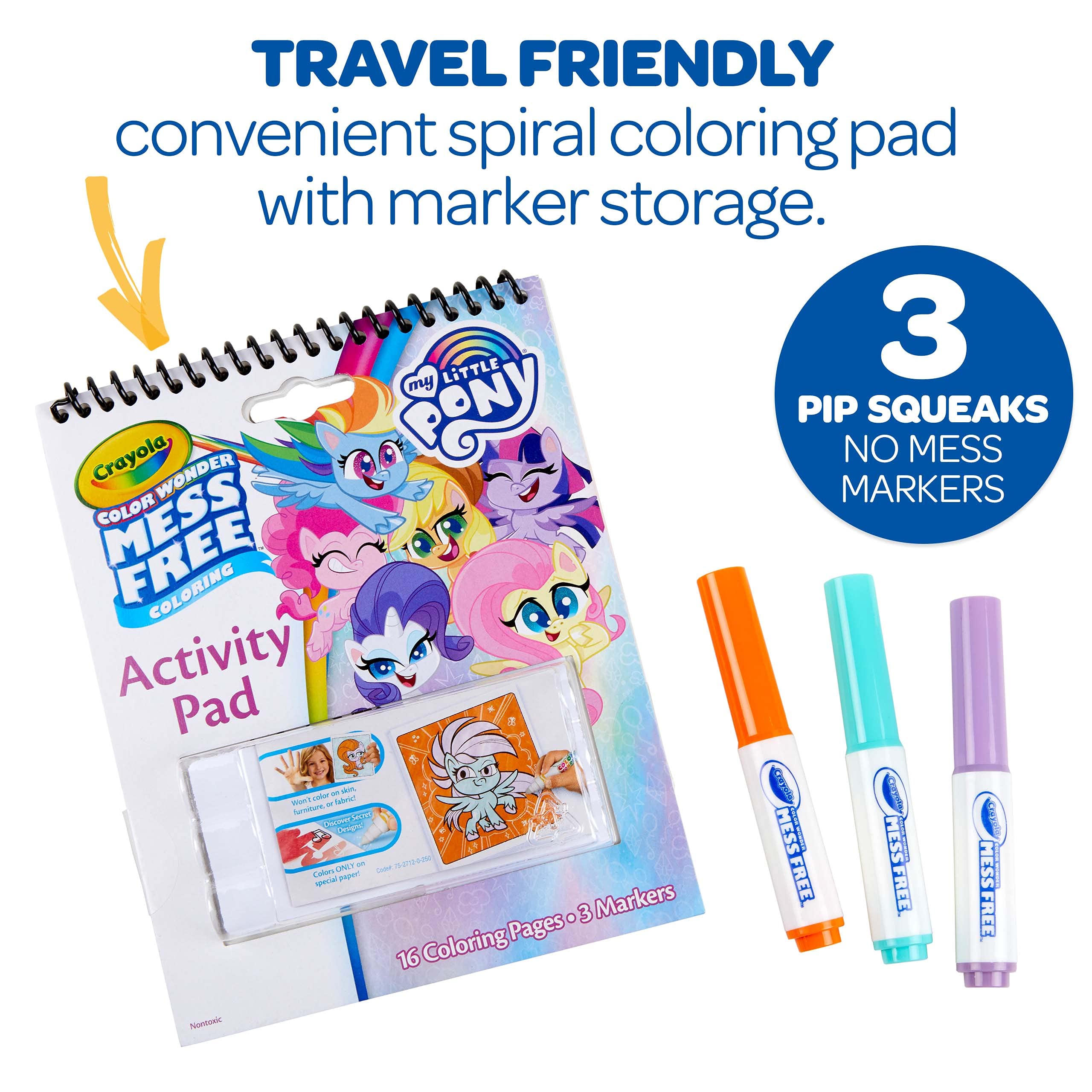 Crayola My Little Pony Color Wonder Activity Pad, Mess Free Coloring, Gift for Kids