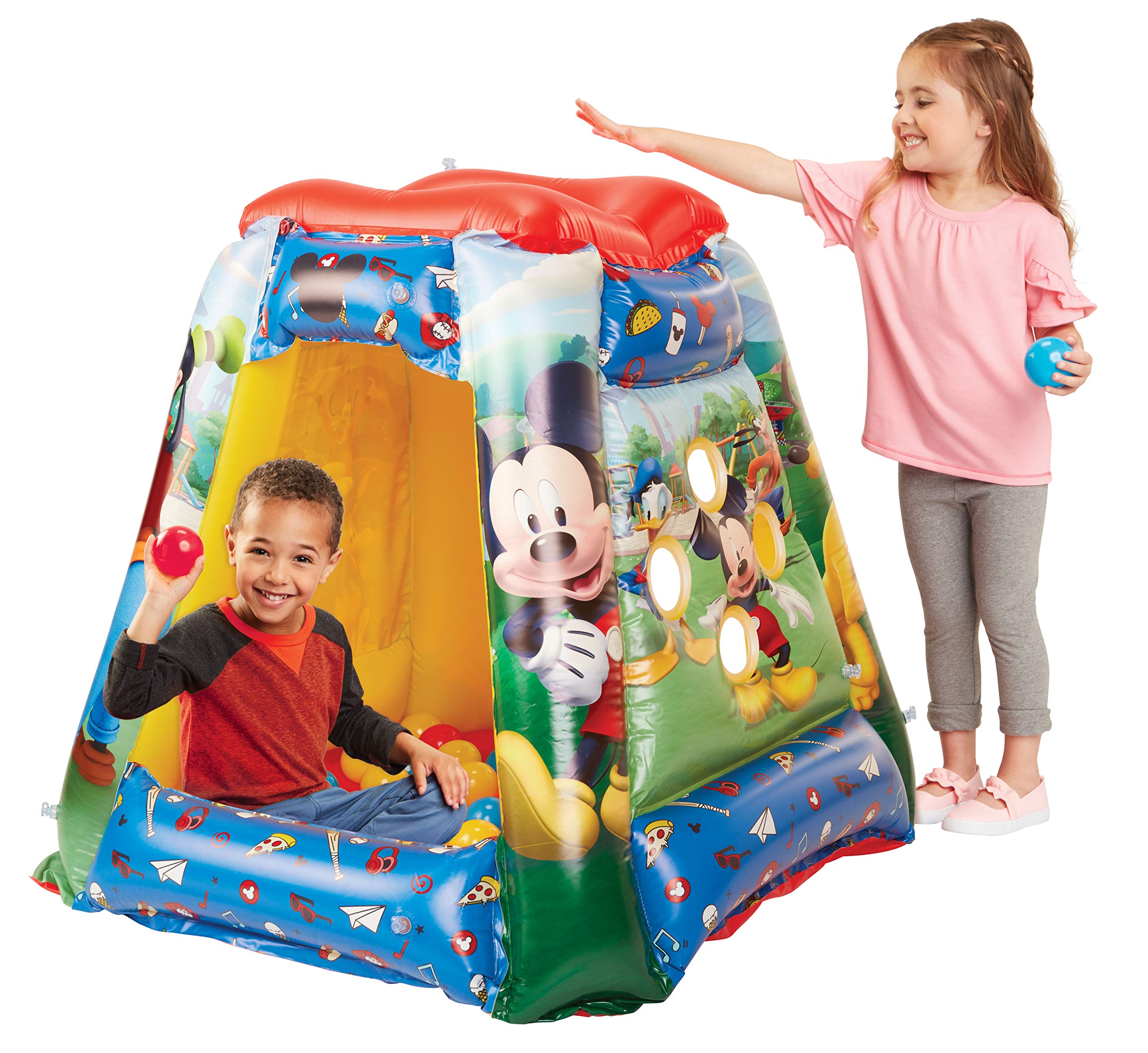 Disney Minnie Mouse Inflatable Playland Ball Pit 100 Soft Flex Balls for sale online 