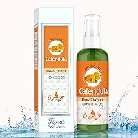 Crysalis 100% Pure Natural Calendula Hydrosol Uncut Steam Distilled Marigold Flowers Calendula Officinale Purified Floral Water Hydrates & Energizes Skin & Minimizes Signs of Aging -100 ML