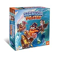FoxMind, Bermuda Pirates Magnetic Board Game for Kids, Captivating Pirate Adventure for Family and Friends