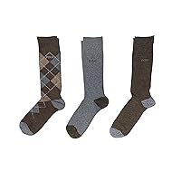 Polo Ralph Lauren Men`s Dress Argyle Crew Socks 3 Pack (10-13, Brown(ZP899846PKN)/G_B)
