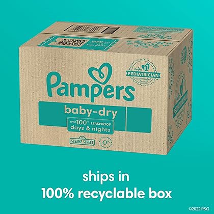 Diapers Size 3, 210 count - Pampers Baby Dry Disposable Diapers
