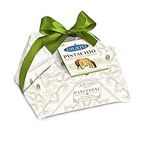Giusto Sapore Authentic Italian Panettone Filled with Pistachio Cream - New and Imported from Italy, Family Owned - 28.21 oz