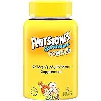 Flintstones Gummies Toddler Vitamins, Gummy Multivitamin for Toddlers with Vitamins A, C, D, B12, Zinc & more, 80ct