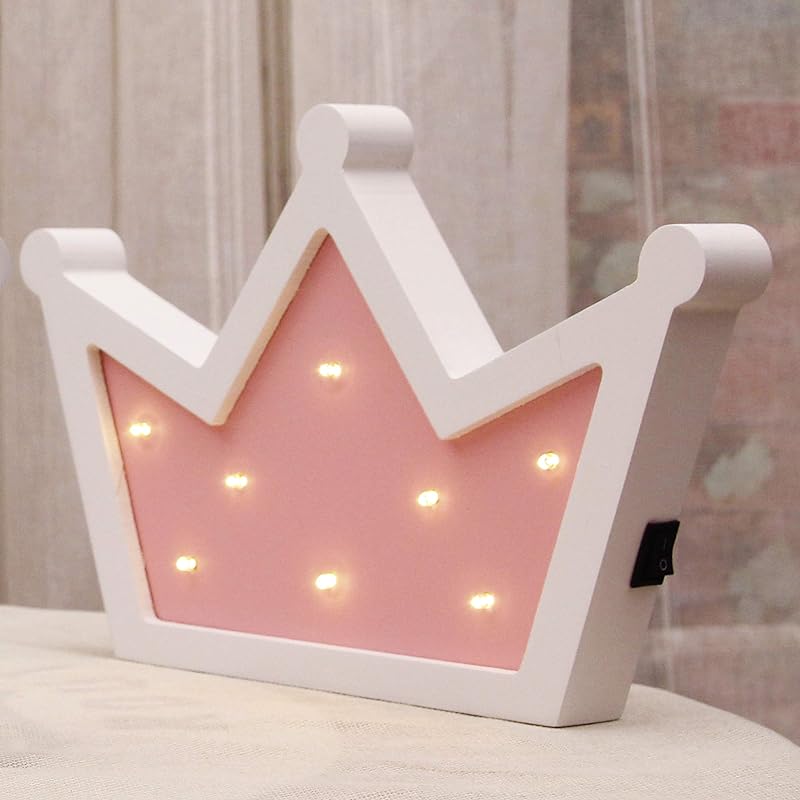 Mua Sweet FanMuLin Crown LED Light Wall Decor, Queen Princess ...