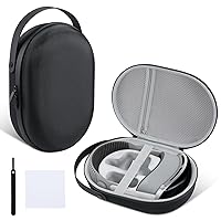 Hard Carrying Case Compatible with Apple Vision Pro,Large Capacity Storage Travel Home Bag Waterproof Shockproof Portable Bag for VR Headset Controllers Accessories