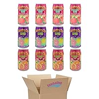 Hawaiian Sun Drinks, Guava Variety, 4 Cans per Flavor, Pack of 12
