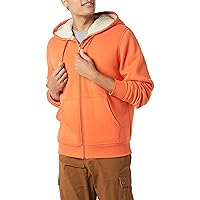 Amazon Essentials Men's Sherpa-Lined Full-Zip Hooded Fleece Sweatshirt