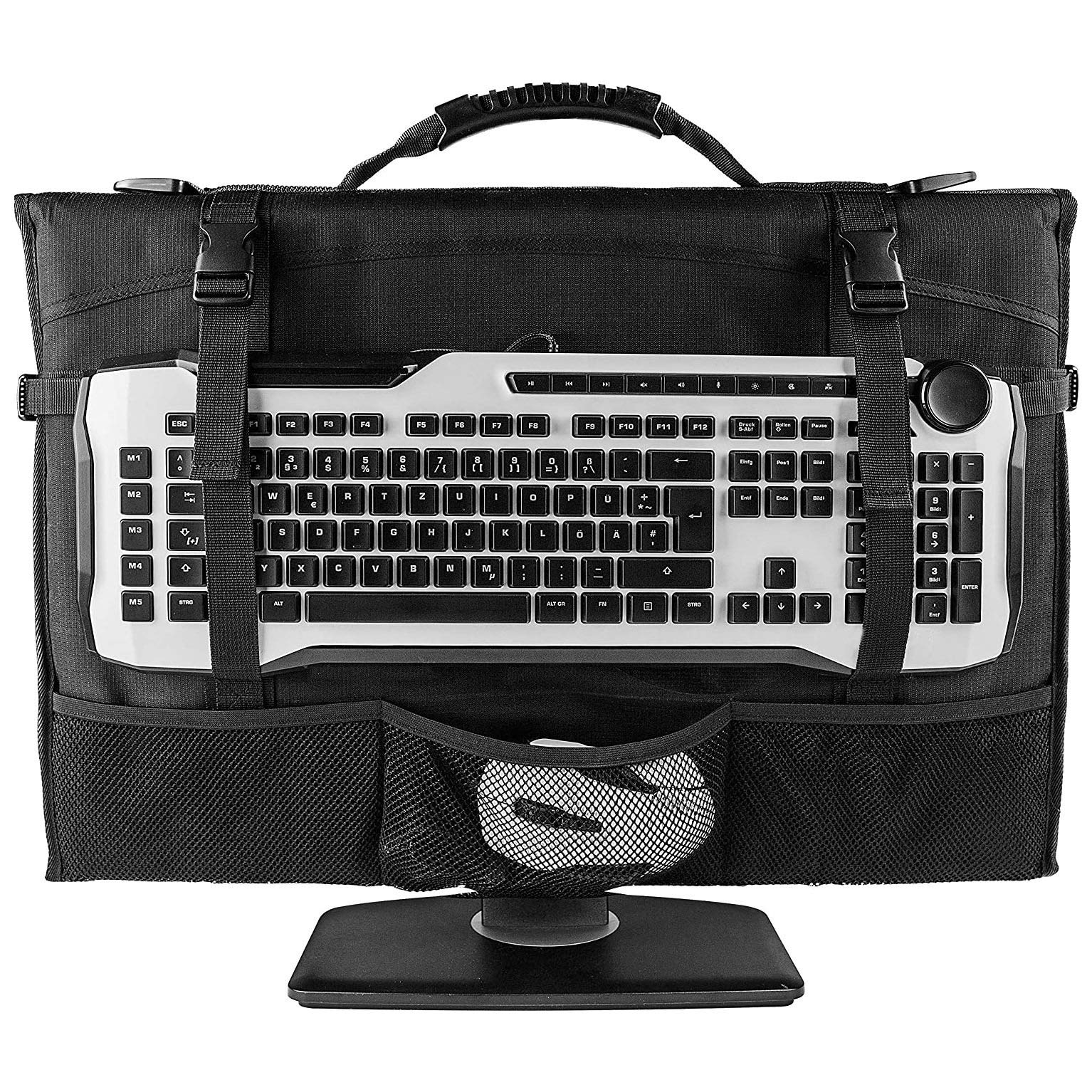 Amazon.com: BUBM Desktop PC Computer Travel Storage Carrying Case Bag for  Computer Main Processor Case, Monitor, Keyboard and Accessories :  Electronics