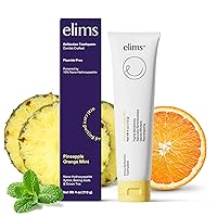 Nano Hydroxyapatite Fluoride Free Toothpaste - Xylitol Remineralizing Toothpaste for Whitening Sensitive Teeth - SLS Free Orange Pineapple Mint Flavored Toothpaste for Adults & Kids 4oz