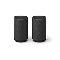 Sony SA-RS5 Wireless Rear Speakers with Built-in Battery for HT-A7000/A5000/A3000 and STR-AN1000,Black