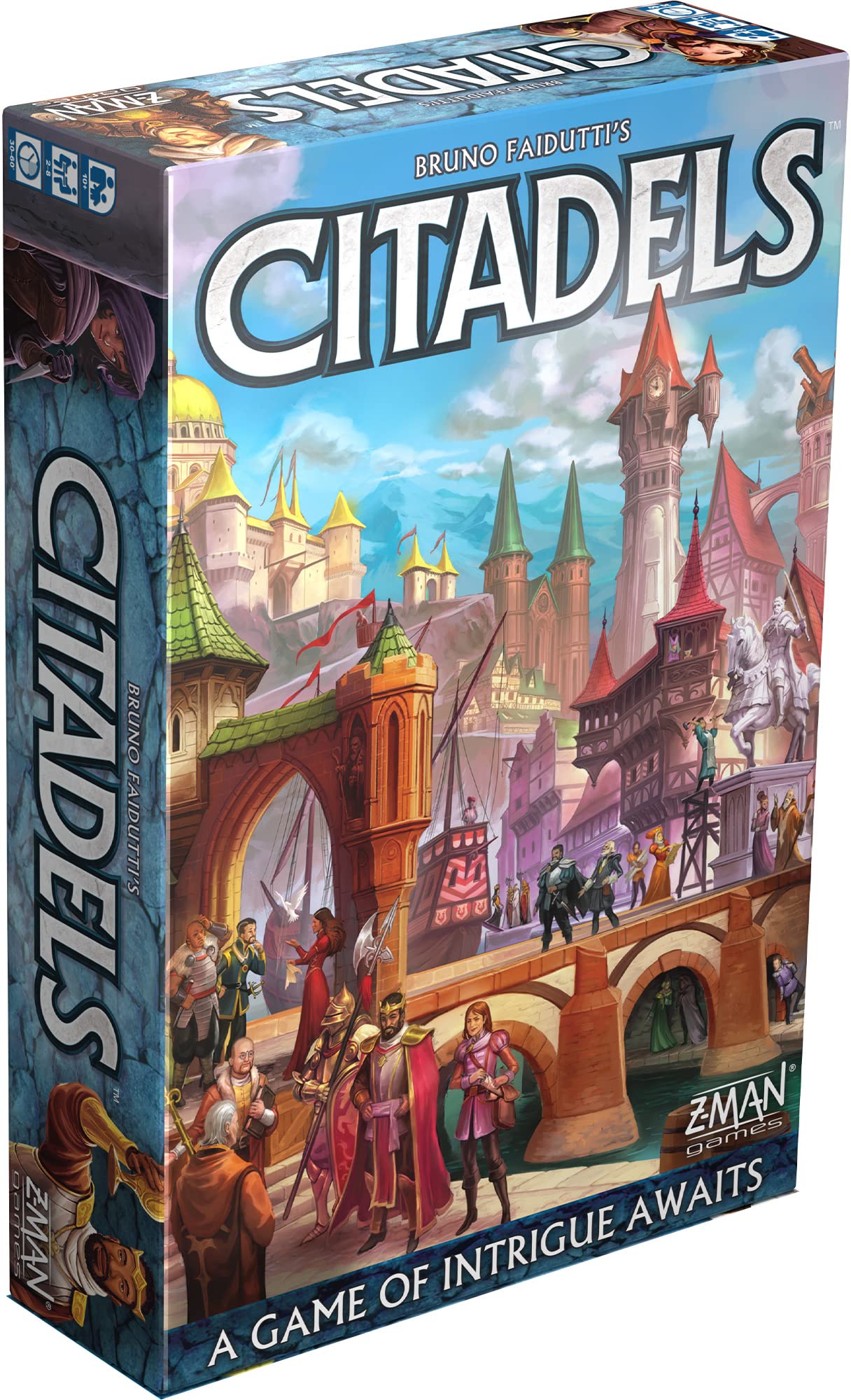 Z-Man Games Citadels Revised Edition Card Game | Strategy Game | Drafting Game for Adults and Kids | Ages 10+ | 2-8 Players | Average Playtime 30-60 Minutes | Made by Z-Man Games
