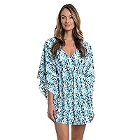 La Blanca Women's All in The Mix V-Neck Tunic Cover Up