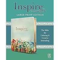Inspire Bible Large Print NLT (LeatherLike, Floral Fields with Gold): The Bible for Coloring & Creative Journaling Inspire Bible Large Print NLT (LeatherLike, Floral Fields with Gold): The Bible for Coloring & Creative Journaling Imitation Leather