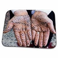 3dRose Morocco, Marrakech. Henna Hands. - Bathroom Bath Rug Mats (rug-247076-1)