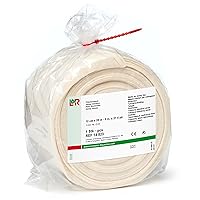 Lohmann & Rauscher tg cotton Stockinette, 12cm x 25m, 100% Cotton Close-Weave Seamlessly Knitted Tubular Stockinette, Skin Friendly Protection, First Layer of Multi-Layer Compression Bandaging