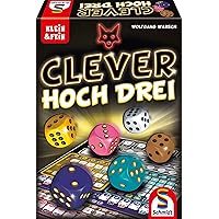 Schmidt Spiele 49384 Clever hoch DREI, dice Game from The Klein & Fein Series.