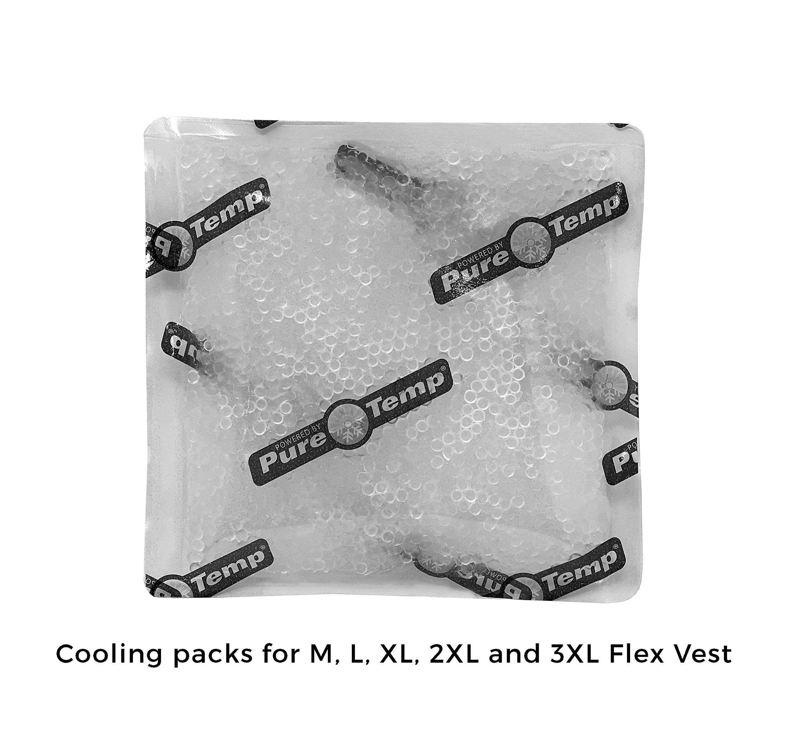 Glacier Tek Flex Cool Vest with Nontoxic Cooling Packs