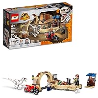 Lego Jurassic World Atrociraptor Dinosaur: Bike Chase Set 76945, Dinosaur Toys for Boys, Girls, Kids Age 6 Plus, with 3 Dino Figures and Toy Motorcycle