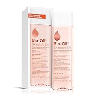 Bio-Oil Skincare Body Oil, Serum for Scars and Stretchmarks, Face Moisturizer Dry Skin, Non-Greasy, Dermatologist Recommended, Non-Comedogenic, For All Skin Types, with Vitamin A, E, 4.2 oz