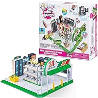 5 Surprise Mini Brands - Mini Convenience Store Playset by ZURU (Series 4) Exclusive and Mystery Collectibles
