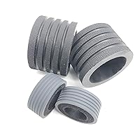 5SET 0697C003AA 5607B001AA Scanner Exchange Roller Tire Set Compatible with Canon DR-C230 DR-C240 DR-M160 DR-M160II DR-M260 DR-S150 R40 R50