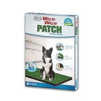 Four Paws Wee-Wee Premium Patch Indoor and Outdoor Pet Potty for Dogs l Dog Potty Training l Artificial Grass l Wee-Wee Patch