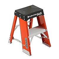 Louisville Ladder FY8002 2 ft. Fiberglass Step Stand with 300 lbs. Load Capacity Type IA Duty Rating, 2-Foot, Orange