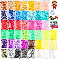 Longruner 10000, 36 Colors Fuse Beads Kit 5mm DIY Art Craft Toys for Kids  with 4 Pegboards, 60 30 Pattern Paper