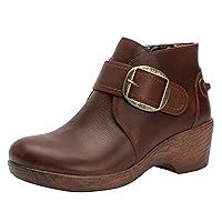Alegria Symone Womens Leather Wedge Boots