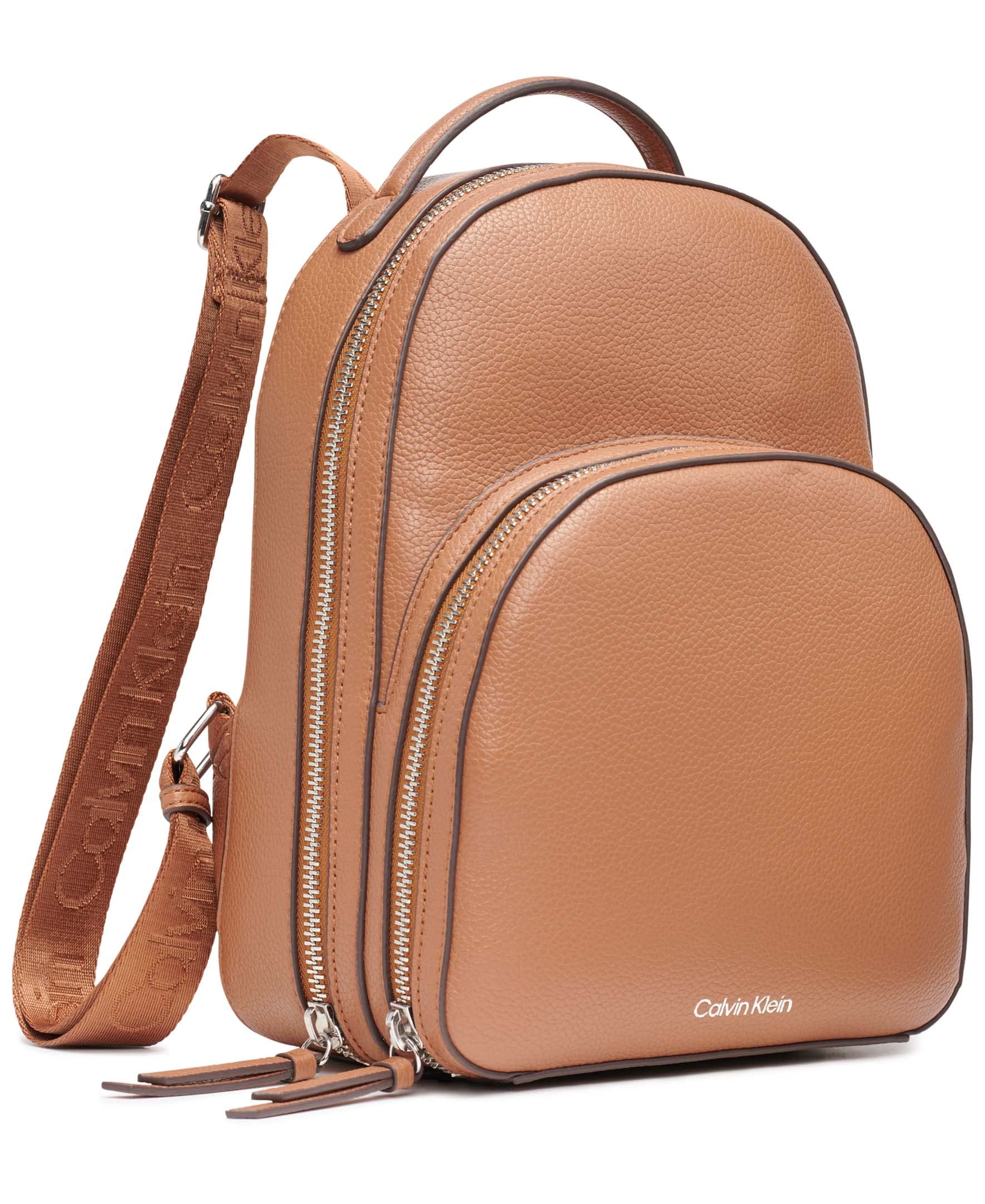 Calvin Klein Estelle Novelty-Backpack, Caramel, One Size