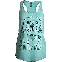 This is My Otter Tank | Cute Otter Lover Top, Women's Racerback Workout Tank