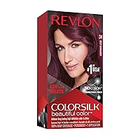 Permanent Hair Color, Permanent Hair Dye, Colorsilk with 100% Gray Coverage, Ammonia-Free, Keratin and Amino Acids, 34 Deep Burgundy, 4.4 Oz (Pack of 1)
