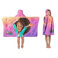 Karma's World Kids Bath/Pool/Beach Soft Cotton Terry Hooded Towel Wrap, 24 in x 50 in