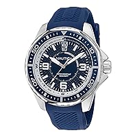 Nautica Men's NAPKMF304 KOH May Bay Blue Silicone Strap Watch