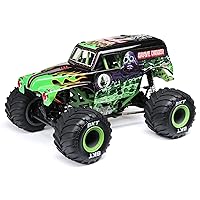 Losi 1/18 Mini LMT 4 Wheel Drive Grave Digger Monster Truck Brushed RTR LOS01026T1