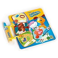 E73266 Activity Book, Official Tomy No Mess Colouring & Drawing Game, Water Drawing Game & Book, Magic Pen, Suitable for Toddlers and Children from 18 Months+