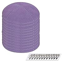 Zion Judaica Suede Kippot with Imprint for Your Special Event Order Any Quantity