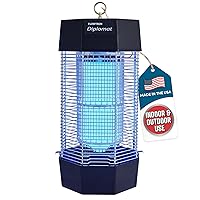 Flowtron Indoor/Outdoor Fly Control, 2000 sq.ft Indoor & 2 Acre Outdoor Insect Control with Dual Lure Method, 150W UV Light & Fly Sex Lure/Octenol for Flies and Mosquitoes, UL Certified