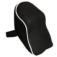 Car Headrest 100% Pure Memory Foam Pillow - Neckrest Cushion for Neck and Cervical Support Designed to Relieve Neck Pain and Muscle Tension - with Balanced Softness