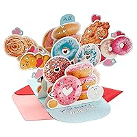 Hallmark Pop Up Card (Donuts) for Anniversary, Birthday, Love, Valentine's Day