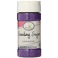 CK Products 4 Ounce Sanding Sugar Bottle, Lavender