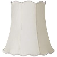Creme Large Scallop Bell Lamp Shade 12