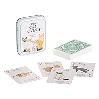 Games: Cat Lovers Playing Cards | Full Deck of Cards with 54 Unique Cat Playing Cards | Cat Fun Facts on All Cards for Cat Lovers | Storage Tin Included