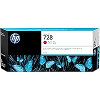 HP 728 Magenta 300-ml Genuine Ink Cartridge (F9K16A) for DesignJet T830 MFP & T730 Large Format Plotter Printers