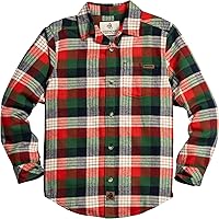 Legendary Whitetails Unisex Kids Lumberjack Flannel Long Sleeve Button Down Shirt