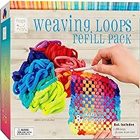 Hapinest Loom Bands Potholder Weaving Refill Pack for Kids | Set Makes 8 Pot Holders and Includes 288 Loops in 8 Colors
