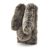 プラタ Plata Huawei P10 lite Case Rabbit Rabbit Fur Cover [Gray Gray]